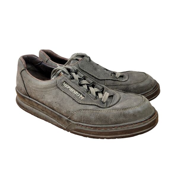 Mephisto Match Run Off US 9/6.5 Walk Athletic Comfort White Shoes Air Gray - Picture 1 of 9